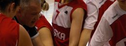 56) Reprezentacja Polski w koszykówce kobiet podczas sparingów z Litwą