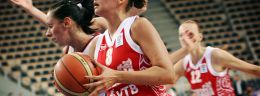 68) Mecz koszykówki kobiet Rosja - Łotwa