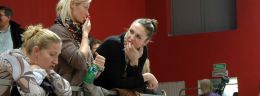 a patrycja czepiec magdalena leciejewska i ewelina kobryn na meczu polskiej ligi koszykowki kobiet pomiedzy kk row rybnik a ccc polkowice.jpg