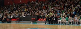 i pelne trybuny podczas meczu polskiej ligi koszykowki kobiet pomiedzy kk row rybnik a ccc polkowice.jpg
